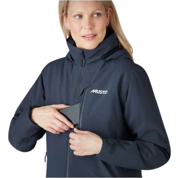 Musto Frauen BR1 2024 PL Midlayer Jacke 82581 - True Navy